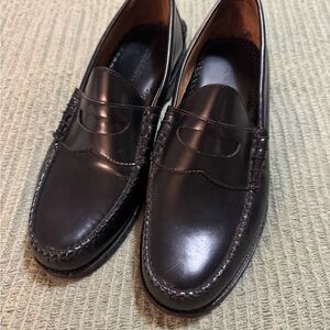 Johnston & Murphy Men's Black Leather Penny Loafers